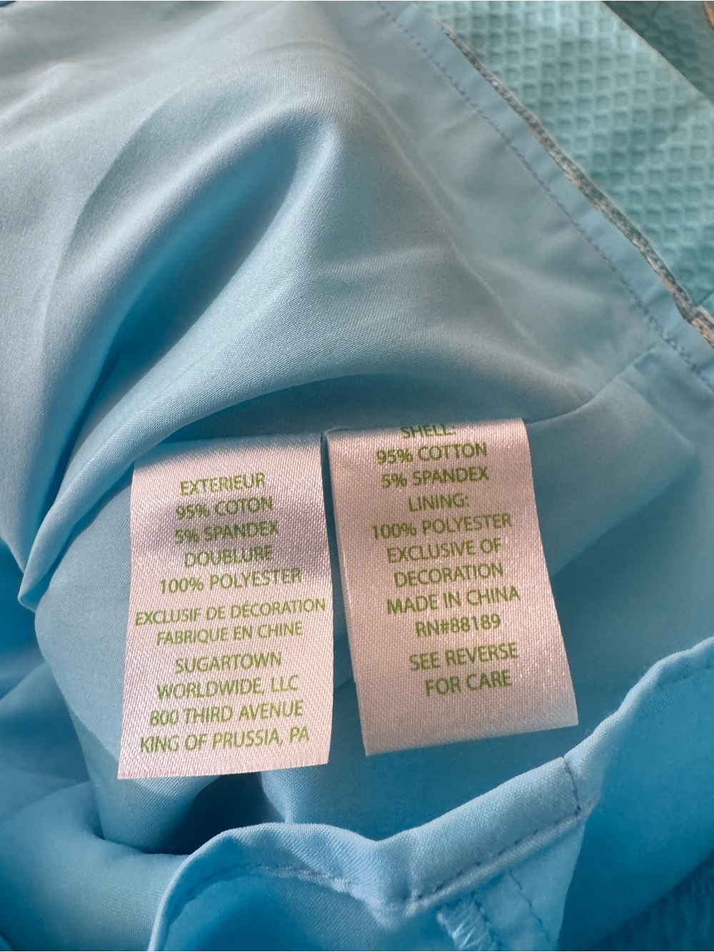 Lilly Pulitzer Janice Aqua Gold Embroidered - Picture 11 of 11